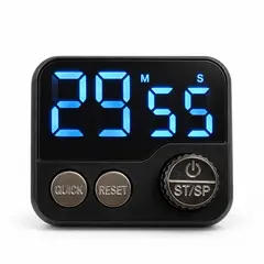 DOMA - Temporizador Digital LED Cocina DM0049BK Negro