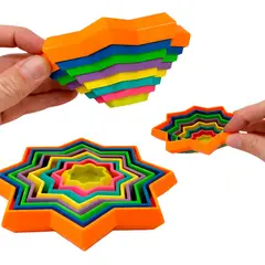PIUS BABYS - Estrella Mágica 3D Espiral Fidget