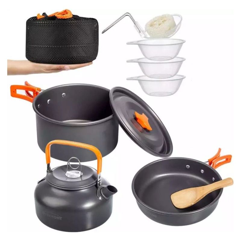 GENERICO - Set Ollas Camping Olla Para Cocinilla Camping Olla