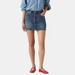 LEVIS - Falda Mujer Icon Skirt Azul
