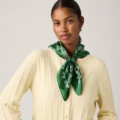 LEVIS - Bandana Mujer Satin Bandana Verde