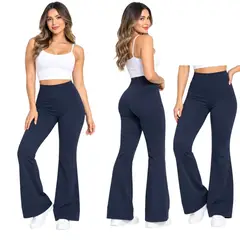 AAYO MODA - Calza Pantalon Flare Mujer Tela Scuba Talla Standard Nacional