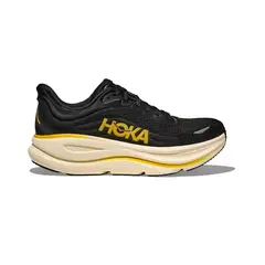 HOKA - Zapatillas Bondi 9 Hombre Carbon Black / Yellow Gold