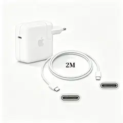 APPLE - Cargador 30w Carga Rápida+ Cable 240w C - C 2mt iPhone 15 16 17 18pro max ipad