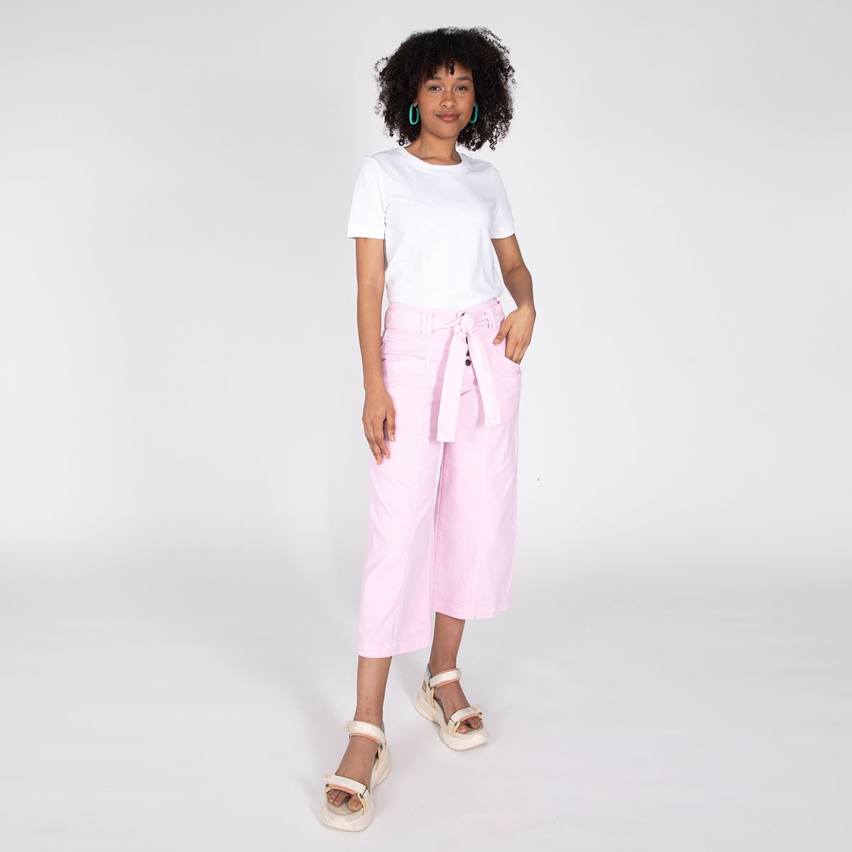 IO - Io Jeans Relax Tiro Alto Algodón Mujer