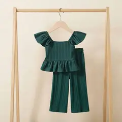 GENERAC - Conjunto De Top + Pantalon Para Niñas Primavera Verano