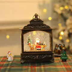GENERICO - Adorno Farol Navideño Con Luz Y Sonido Estilo Vintage