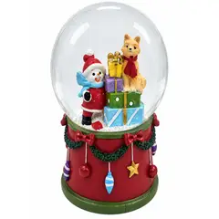 HERRERA MAISON - Bola de Agua Navidad Santa Reno 11 CM