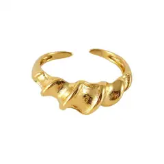 LUX JOYAS - ANILLO AJUSTABLE ENCHAPADO EN ORO