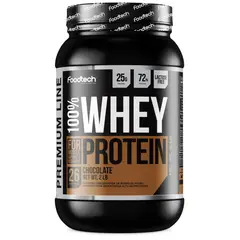 FOODTECH - 100% Whey Protein Premium Line 2 lbs Sabor Chocolate -