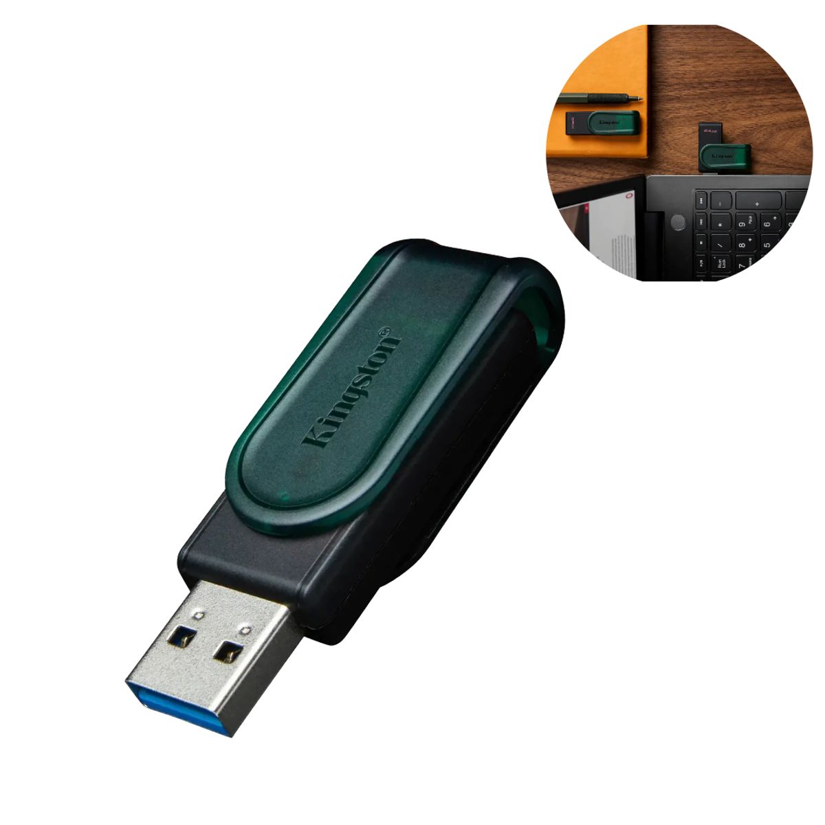 KINGSTON - Pendrive USB  de 64GB - Kingston DataTraveler Exodia S 3.2