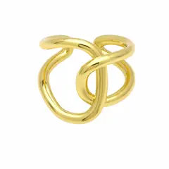 LUX JOYAS - ANILLO AJUSTABLE ENCHAPADO EN ORO
