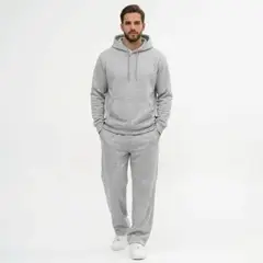 DESIGNERS - Conjunto Polerón con Gorro y Buzo Baggy Oversize Hombre