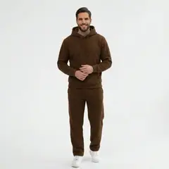 DESIGNERS - Conjunto Polerón con Gorro y Buzo Baggy Oversize Hombre