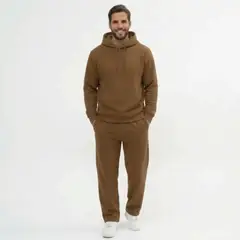 DESIGNERS - Conjunto Polerón con Gorro y Buzo Baggy Oversize Hombre