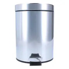 GENERICO - Basurero Pedal 5 Litros Acero Inoxidable con Balde Interior Extraible