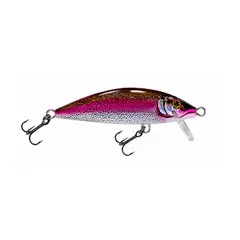 GENERICO - Señuelo de Pesca Poseidon Minnow 10 g Pink Brown Trout para Trucha y Salmón 2 Anzuelos Triples