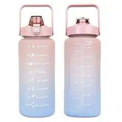 GENERICO - Botella de Agua Motivacional Gran Capacidad 2ltrs Deportiva
