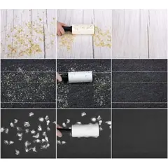 GENERICO - Rodillo Saca Pelo Pelusa Gatos Perro Ropa Sofa Limpios Color Blanco