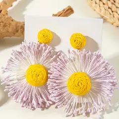 VIVAFELICIA - Aros Hechos a Mano Sol Lavanda