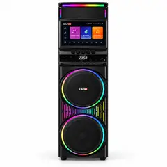 ACTUAL - Torre de Sonido Karaoke Cafini C-S993P 160W Pantalla Táctil 15,4 Pulgadas Incluye 2 Microfonos