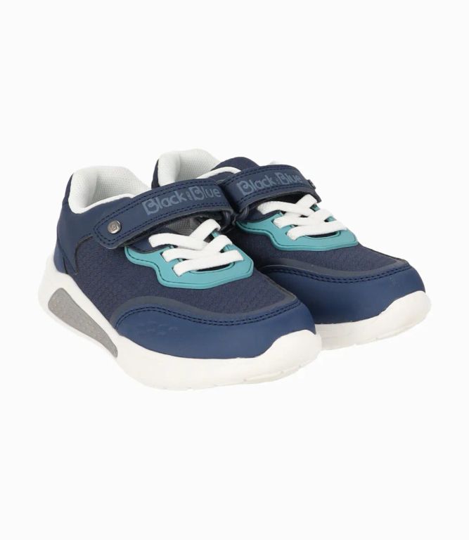 Zapatilla Niño sport con luces Azul