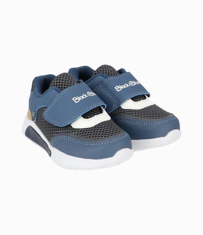 Zapatilla Bebé sport con luces Azul