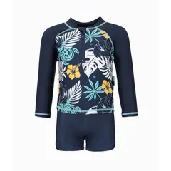 BLACK AND BLUE - Traje de baño bebé con diseño azul marino