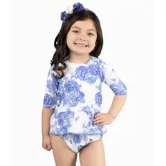 LIMONADA - Traje De Baño Bebé Floreado