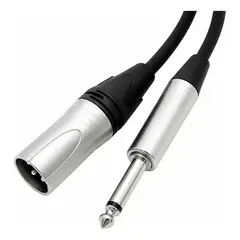 ULINK - Cable Audio Xlr Macho Jack Mono 6 Metros Profesional