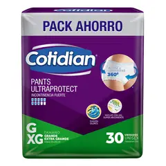 COTIDIAN - Pañales Para Adultos Ultraprotect Pants Gxg 30uds