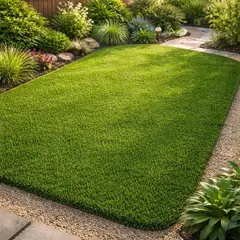 GENERICO - Pasto Sintetico 25 mm Rollo 1x5 Metros Cesped Artificial Verde Jardin