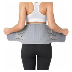 GENERICO - Faja Lumbosacra Ortopédica Ajustable Con Soporte Lumbar M