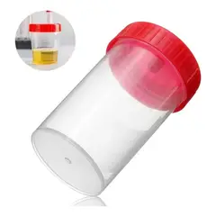 GENERICO - Pack X2 Recolector Orina 60ml Portátil Adultos Niños Desecha