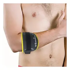 BLUNDING - X2 Soporte Estabiliza Codo Epicondilitis Tendinitis Unica Gris Oscuro Amarillo