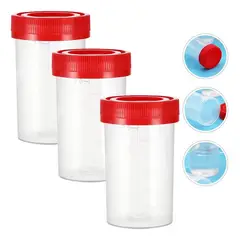 GENERICO - Pack X3 Recolector De Orina 60ml Para Niños Adultos Portatil