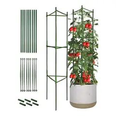 NEBLISUR - Enrejado/tomate Marco Soporte Planta Jardín Ajustable 120cm