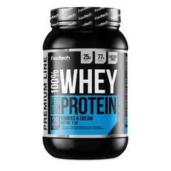 FOODTECH - 100% Whey Protein Cookies & Cream 907g