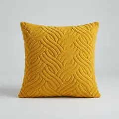 GENERICO - Funda Para Cojin 45x 45 Trenzado Decorativo Para Living y Dormitorio Hogar