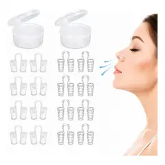 GENERICO - X16 Dilatador Nasal Silicona Anti Ronquido Apnea Expansores