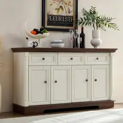 MSA MUEBLES SANTA ANA - Buffet Gabinete Old Black Color 1,4 m