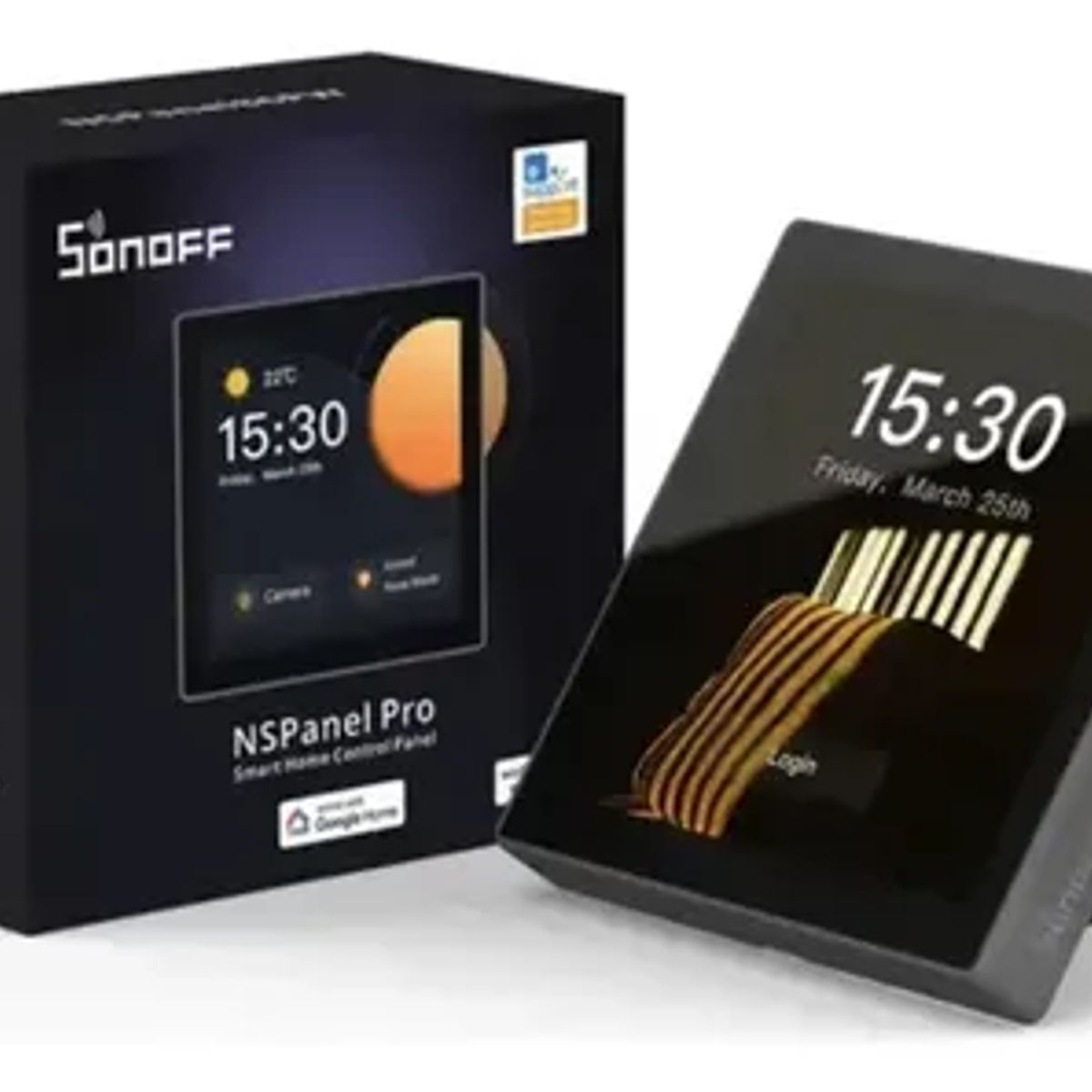 SONOFF - Panel De Control Wifi Para El Hogar - Sonoff Nspanel Pro Negro
