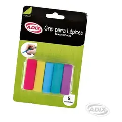 ADIX - Grip Para Lápices Tradicionales 5ud