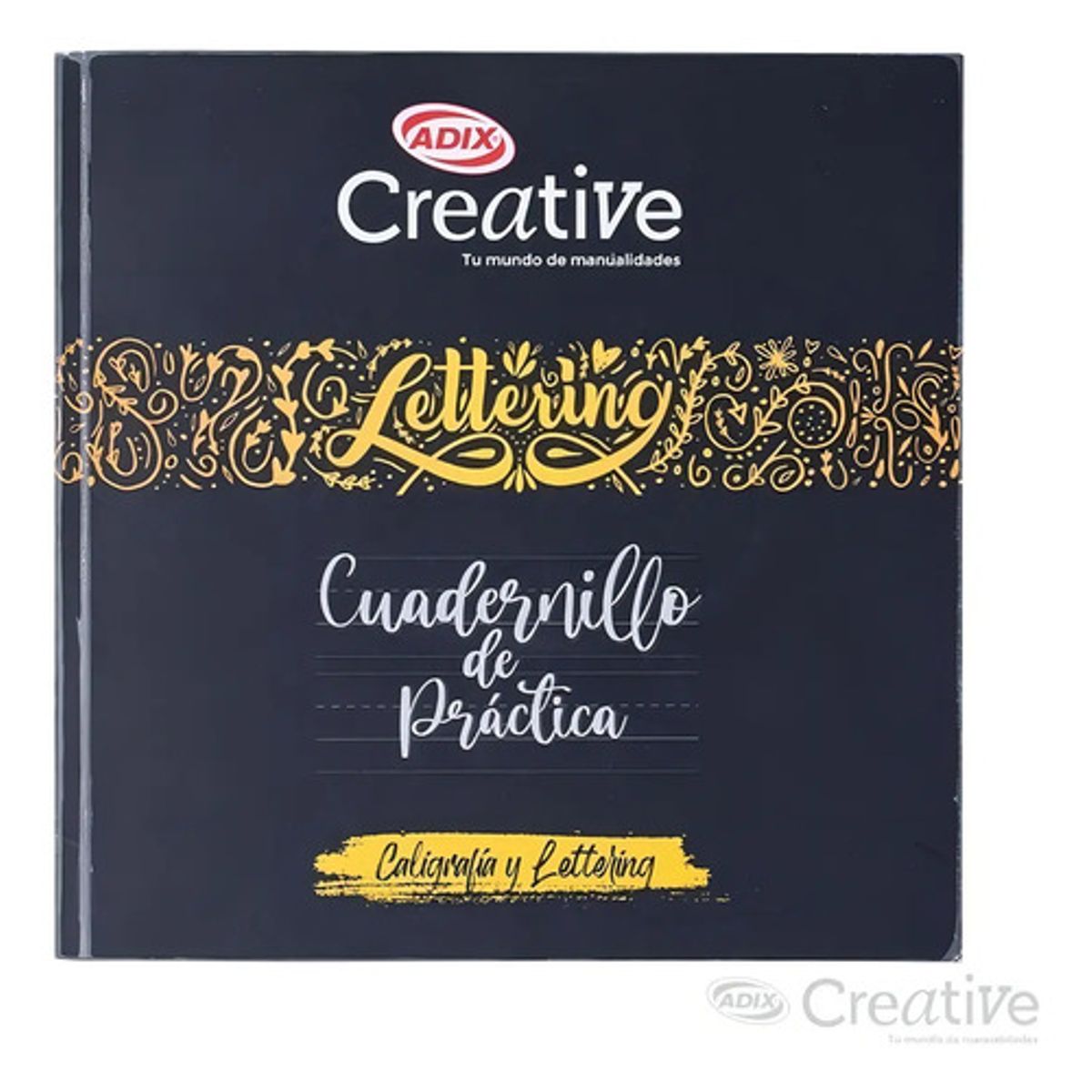 ADIX - Cuadernillo De Práctica Lettering Y Caligrafía Creative Color Hoja Blanca