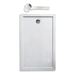 TAUMM - Receptáculo Ducha Xl 140x70 Acrilico Blanco Reforzado Blanco