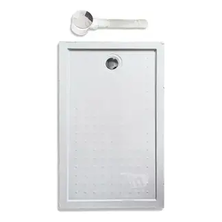 TAUMM - Receptáculo Ducha Xl 140x70 Acrilico Blanco Reforzado Blanco