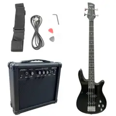 FIDDLER - Pack Bajo Electrico Amplificador 20w Con Funda y Correa FD-CBA06B