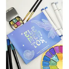 NOT IS ART - Elementos – Libro pocket para colorear de los cuatro elementos