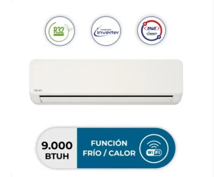 AIRE ACONDICIONADO SPLIT INVERTER 9.000 BTU ECOFLOW