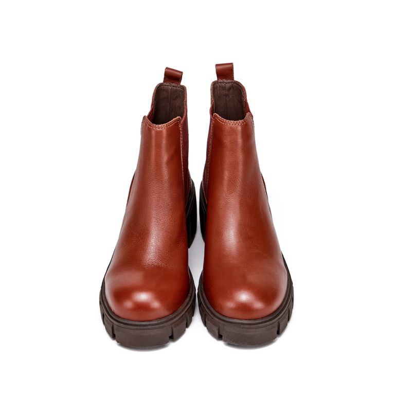 Botin Vestir Mujer Cuero